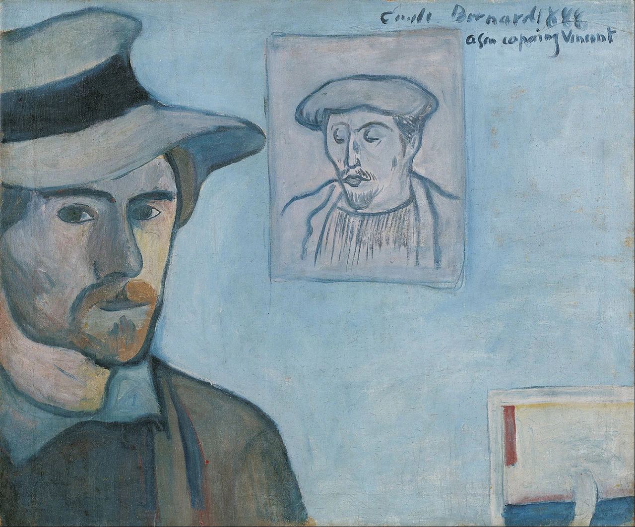 Autoritratto con ritratto di Gauguin - Museo Van Gogh, Amsterdam